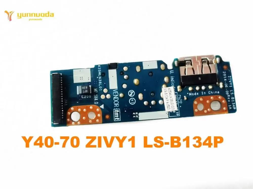 Оригинальный Для Lenovo Y40-70 USB плата аудио ZIVY1 LS-B134P испытанное хорошее Бесплатная