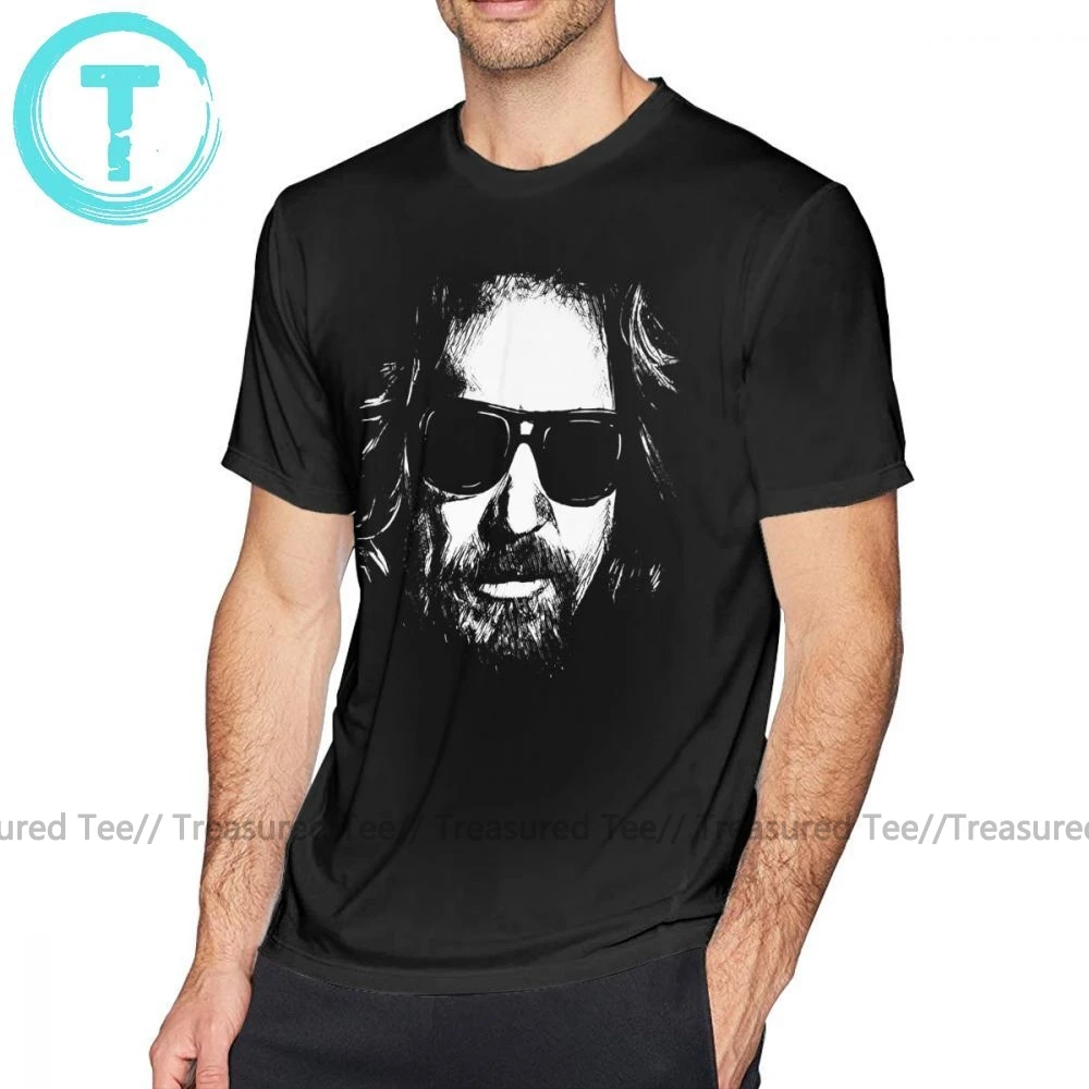 Футболка Big Lebowski футболка с принтом Dude 4xl хлопковая Повседневная коротким