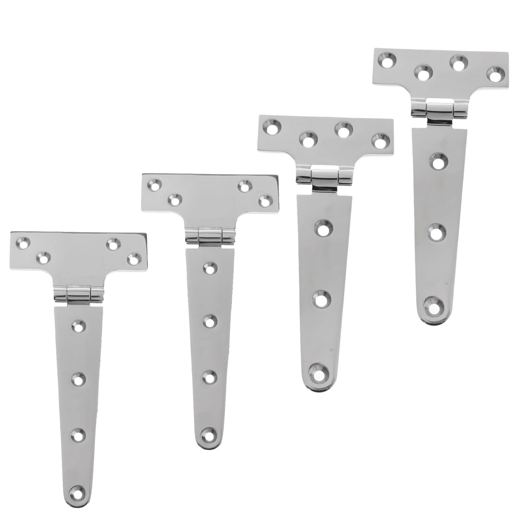 4x дверь сарай прицеп ворота ремень т петля сверхмощная морская фурнитура 316