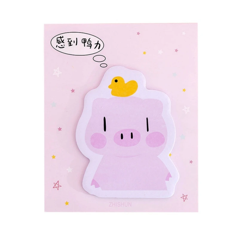 Cute Cartoon Toys Kids Pig Sticky Notes Memo Pad Diary Stationery Flakes Scrapbook Decorative | Игрушки и хобби