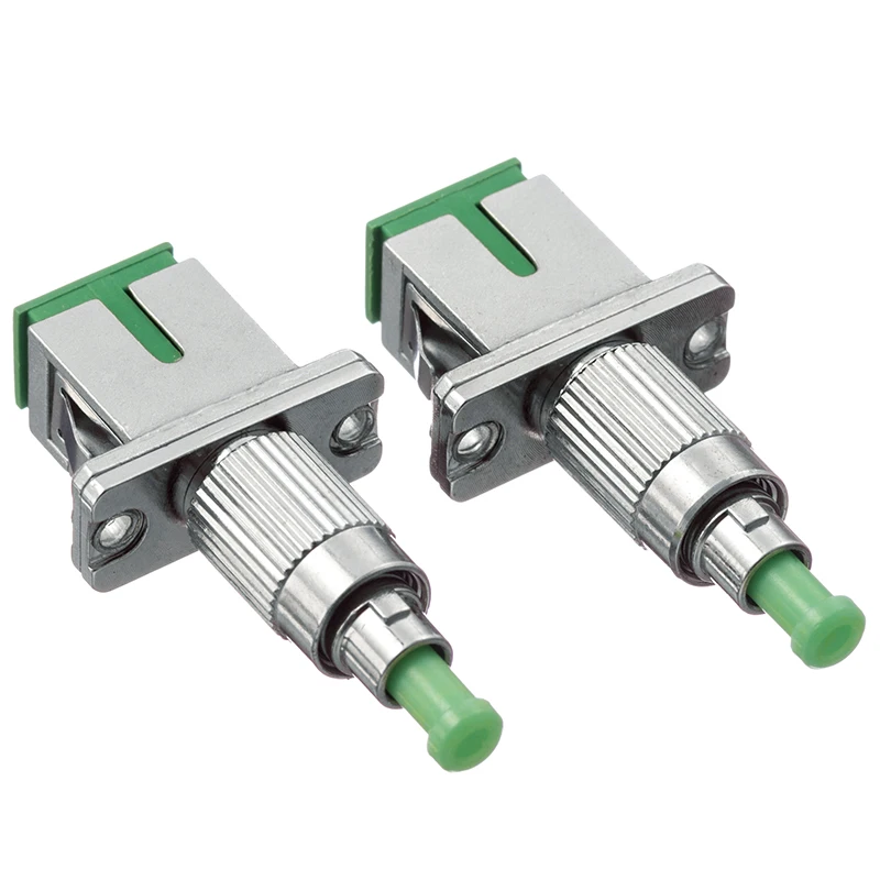 

SC Female to FC Male Fiber Optic Adapter,FC-SC APC Single Mode Simplex Fiber Optic Adapter Coupler