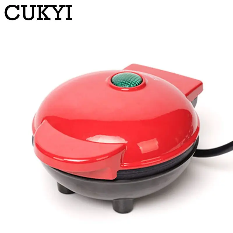 Домашняя мини вафельница CUKYI двухсторонняя нагревательная машинка для завтрака