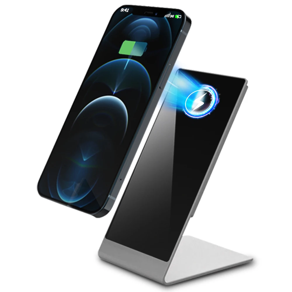 

Magnetic Wireless Charger For Magsafe IPhone 12 Pro Max Mobile Phone Holder With 4 Non-Slip Aluminum Alloy Baseus Chargers