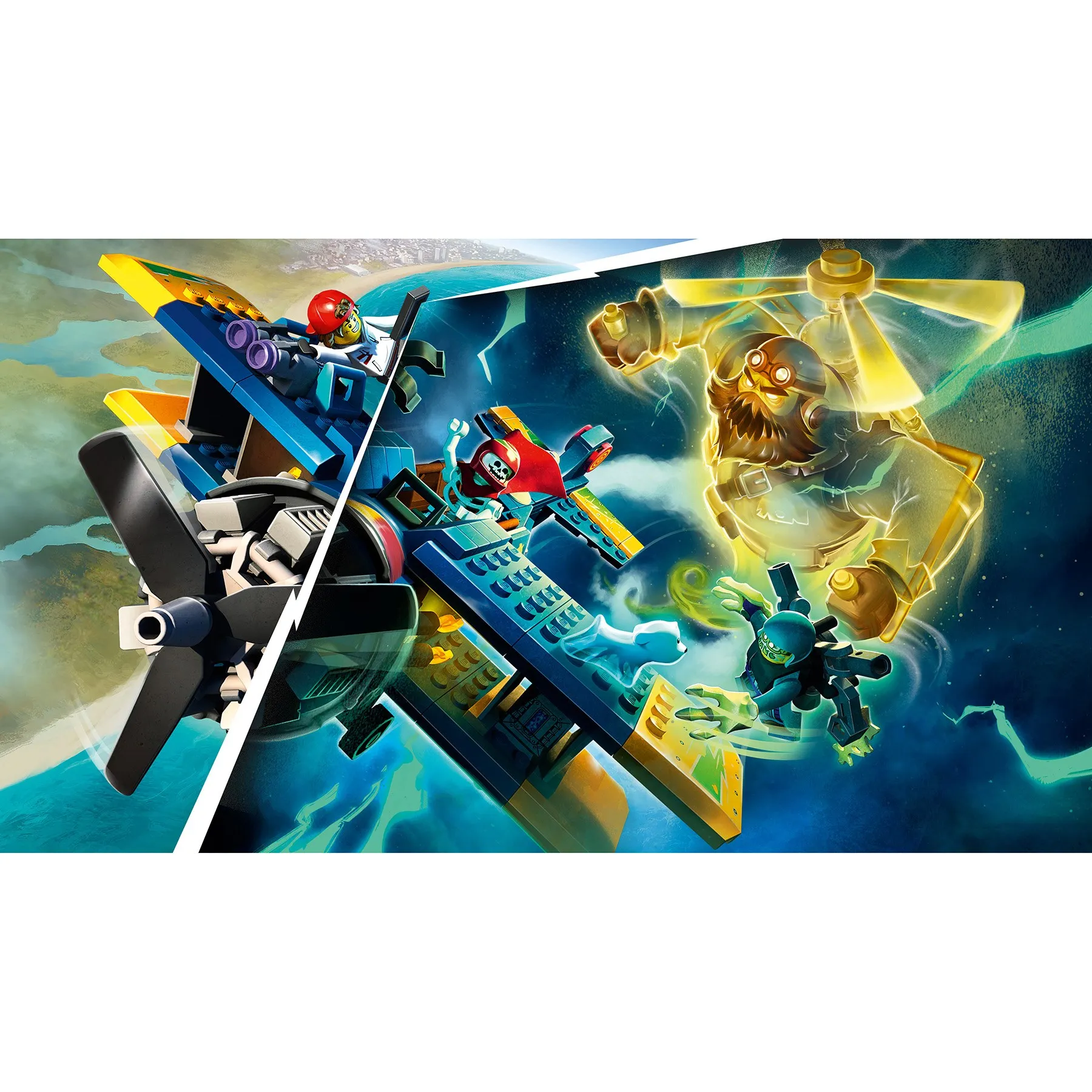 Конструктор LEGO Hidden Side 70429 Трюковый самолёт Эль-Фуэго | Игрушки и хобби