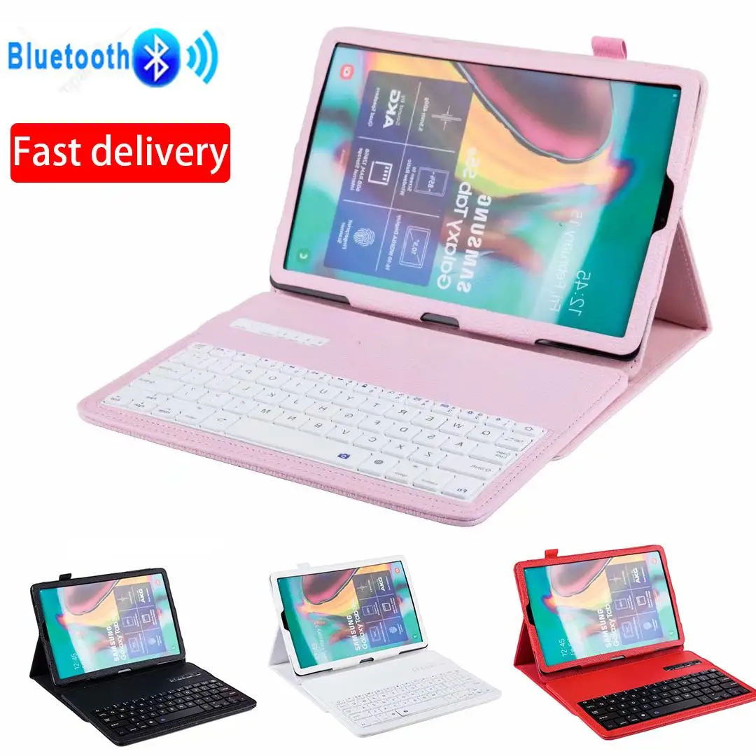 

Bluetooth Keyboard with Protector Tablet Case for Samsung Galaxy Tab A 10.1 10.5 8.0 9.7 2019 SM-T290 T510 T550 S5e S2 S3 Cover