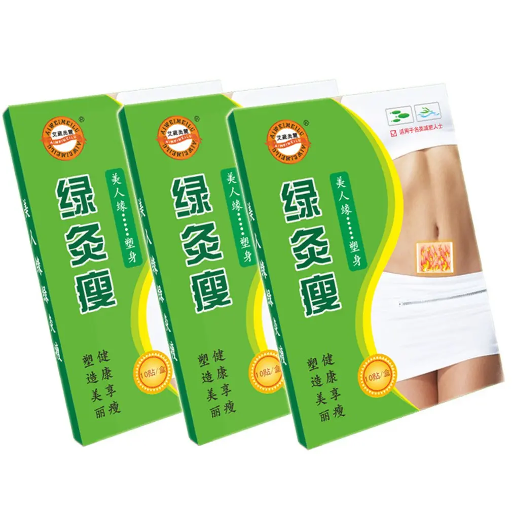 Карандаш тонкий патч для похудения и потери веса Целлюлит Жир сжигание Брюшная