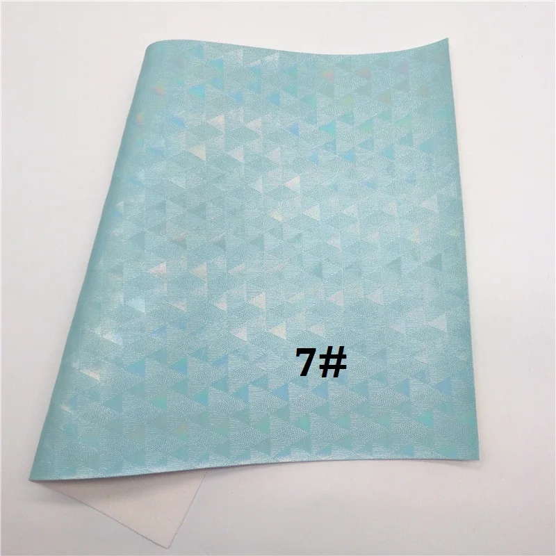 7 Glitterwishcome 21X29 см A4 размер винил для бантов Переливающаяся тисненая кожа ткань искусственная кожа листы для бантов, GM625A - Цвет: 7