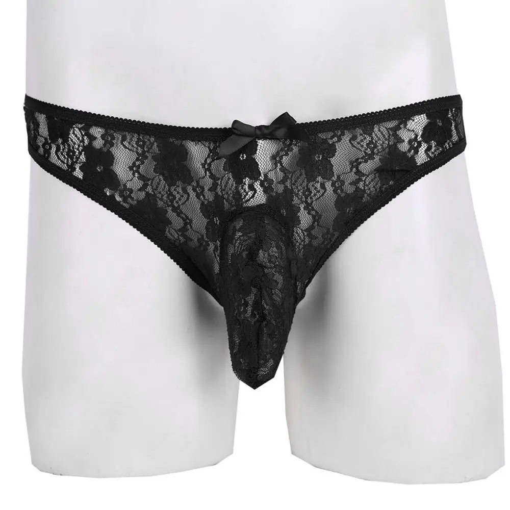 Купальник мужское нижнее белье цветочные кружевные бикини трусики с закрытым