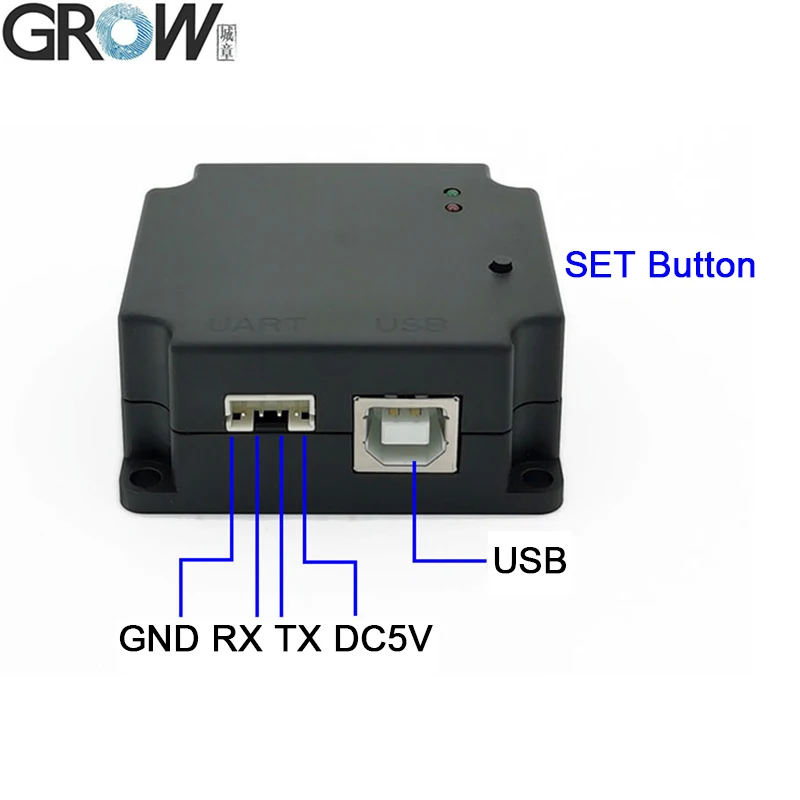 GROW GM75 DC5V USB UART Qr-код штрих-код быстрая скорость глобальной экспозиции сканер