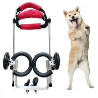 pet wheelchair walk cart scooter pet dog wheelchair weak paralyzed for handicapped hinds leg 2 wheel rear dog wheelchair