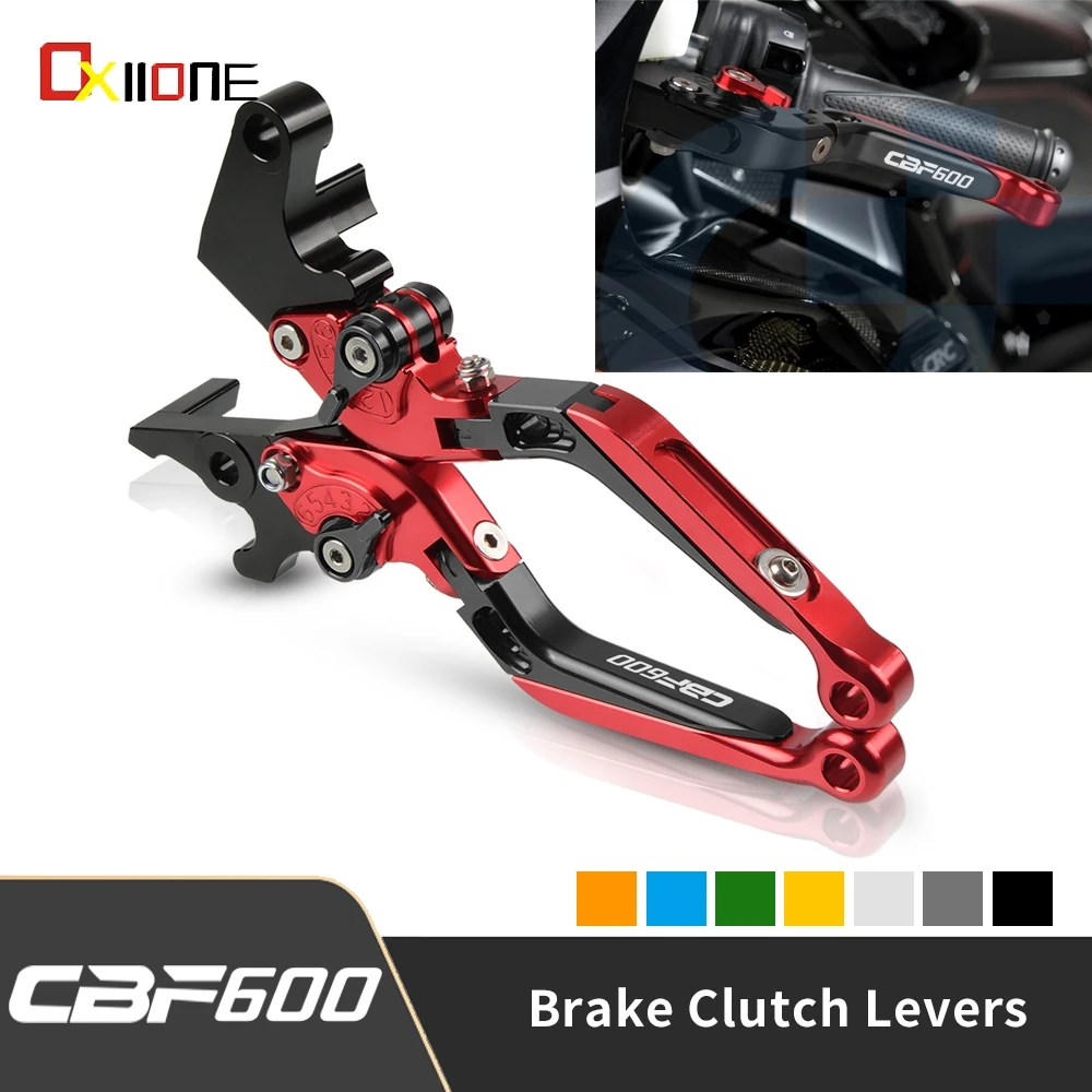 

Motorcycle Aluminum Adjustable Folding Brake Clutch Levers Parts For Honda CBF600 CBF 600 SA 2006-2013 2008 2009 2010 2011 2012