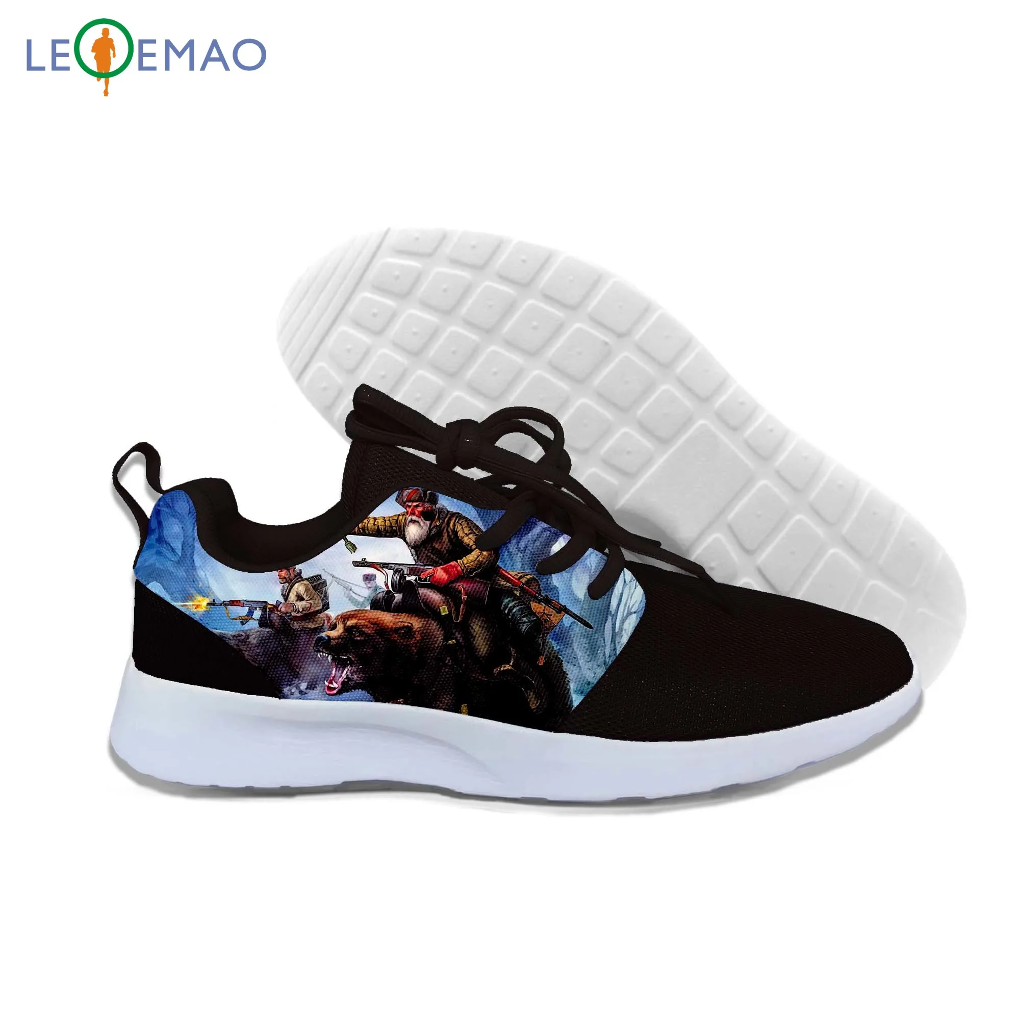 Men Women Running Shoes Russia Bear For High Quality Harajuku Bears Air Mesh Lightweight Outdoor Sport Sneaker | Спорт и развлечения