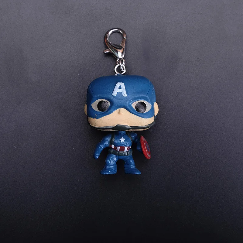 Модные Новые поп игрушки брелок Marvel Капитан Америка Железный человек брелок Дети Чудо Женщины брелок сумка Подвеска ювелирные изделия