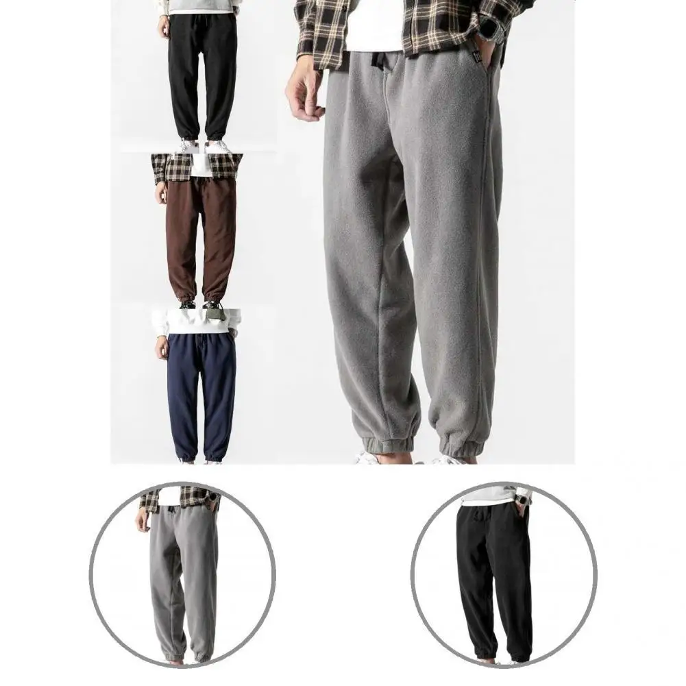 

Мужские брюки без выцветания, со средней талией и карманами