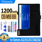 Аккумулятор ykaisсеребрин 1200 мАч C55 M55 S55 для Siemens A52A55A57A60A62A65A70C55GIGASET SL1SL56SL100SL565M5