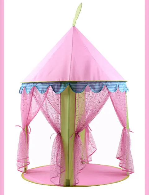 

Genuine girl Princess Castle children tent large Tulle lace mosquito game house 1-2-3-6 years old