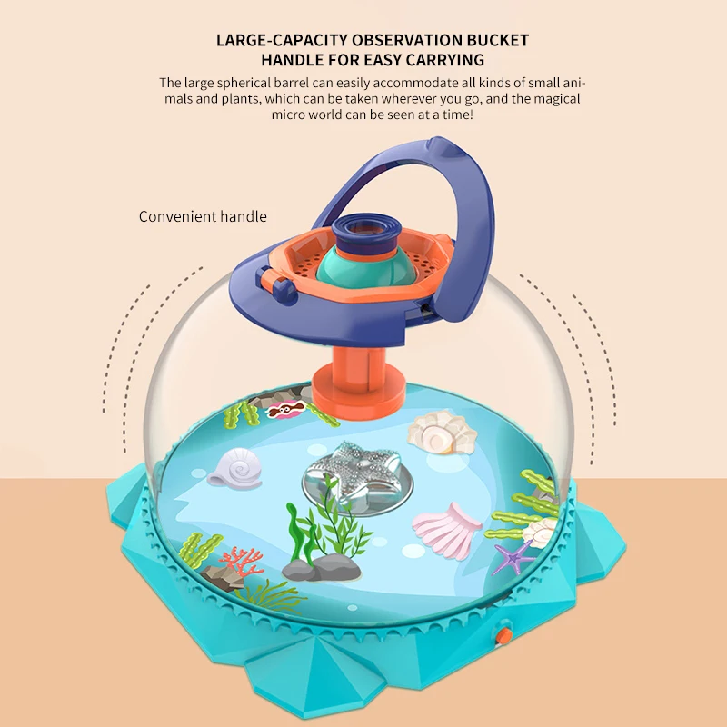 

Insect Collection Barrel Science Observation Barrel Education Observation Toy Transparent Insect Observation Box With Magnifier