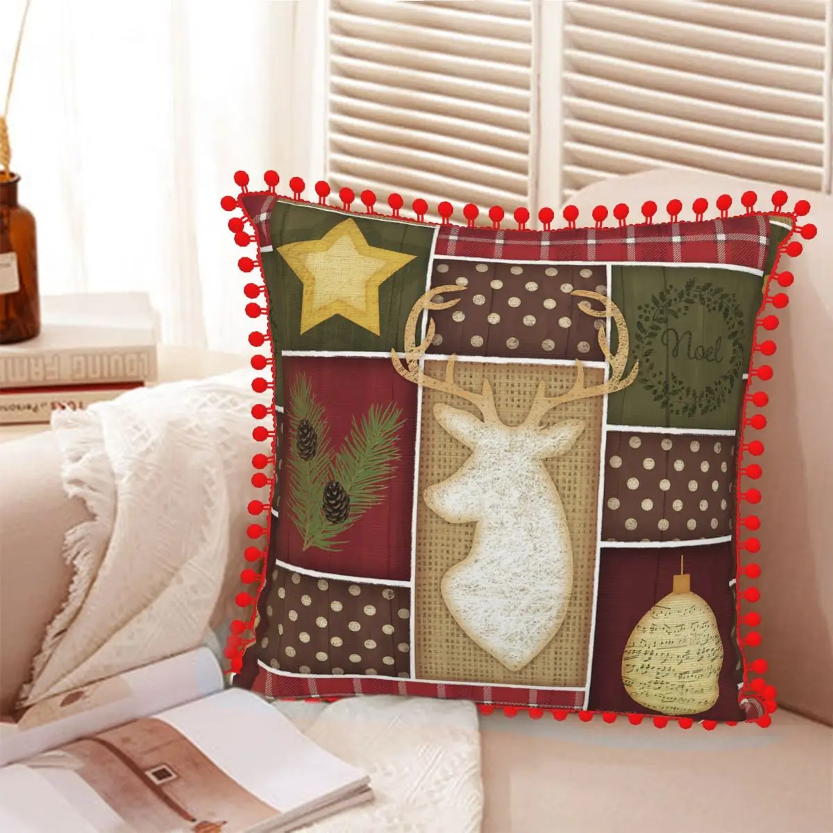 

Рождественские рождественские плюшевые наволочки, наволочки для диванных подушек, наволочки, подушки