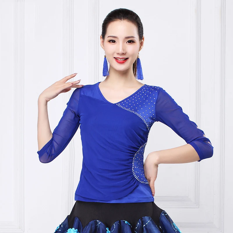 Новинка черный танцевальный костюм для латиноамериканских танцев яркий