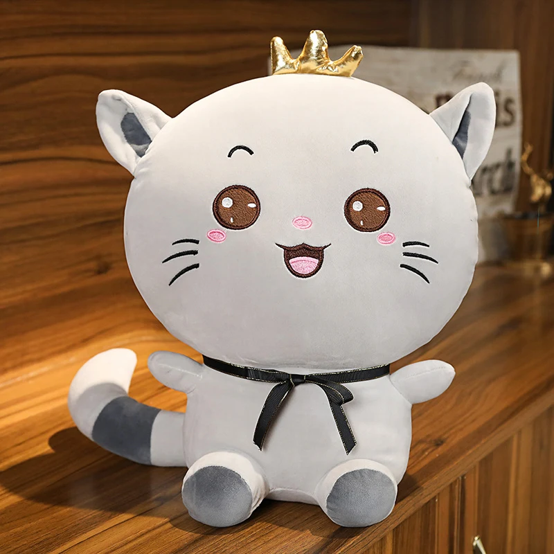 

1Pcs Big Face Cat Doll Cats Stuffed Toys Cat Plush Toys Doll for Kid's Party Birthday Cute Gifts for Girl Kawaii Plush Pillows