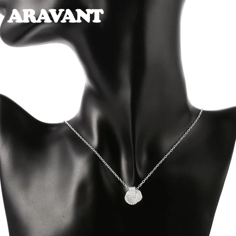 Серебро 925 пробы ожерелья цепочки для женщин модные ювелирные изделия подарки -