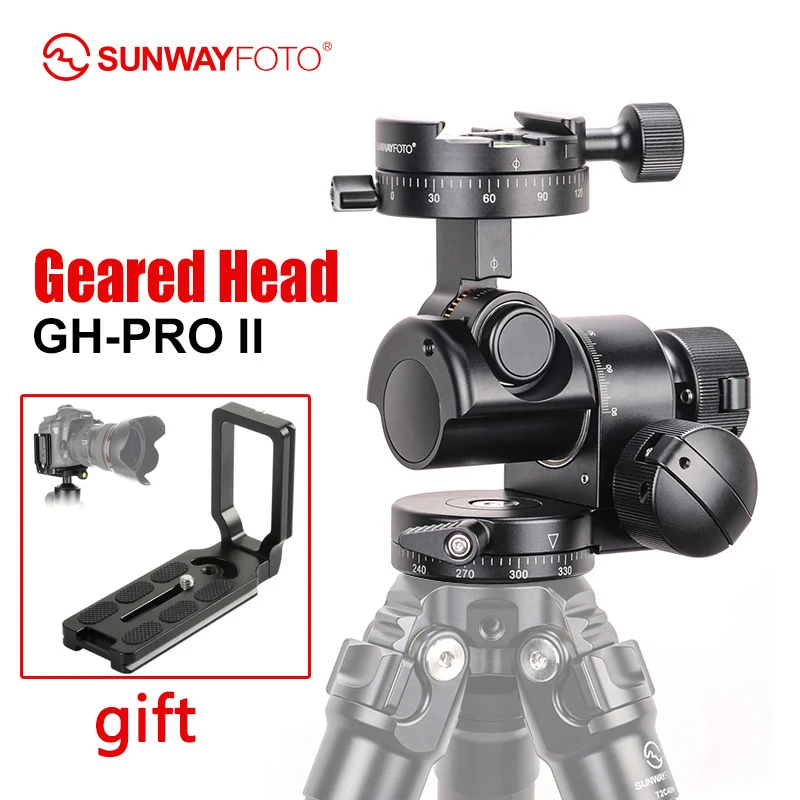 SUNWAYFOTO GH PRO II для камеры Sony Nikon Canon DSLR панорамная головка Arca Swiss штатива