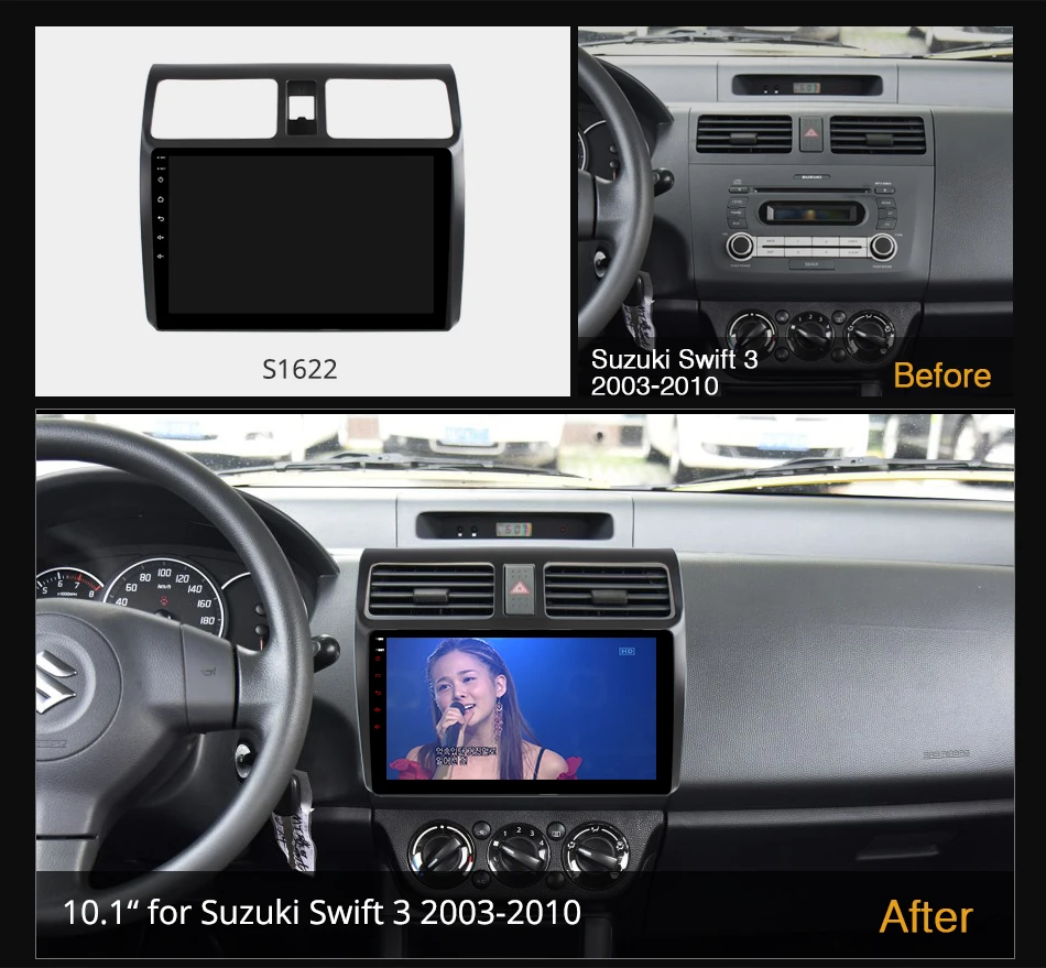 Автомагнитола Ownice K7 стерео-система на Android 10 0 для Suzuki Swift 3 2003-2010 4G LTE 360 типоразмер