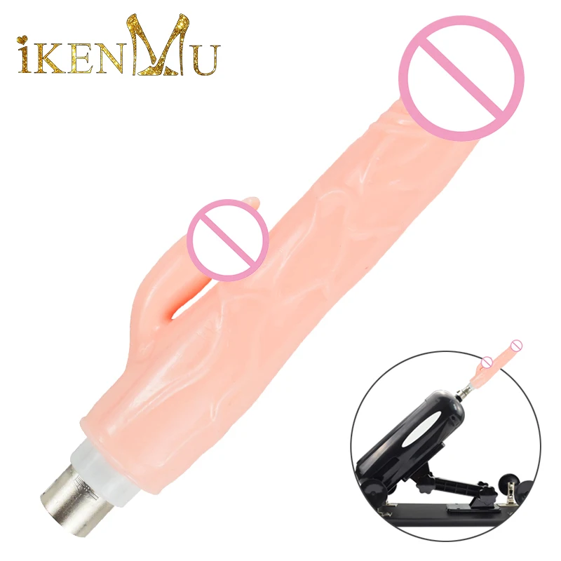 IKenmu фаллоимитатор с клиторальной стимуляцией Кролик вибратор секс машина
