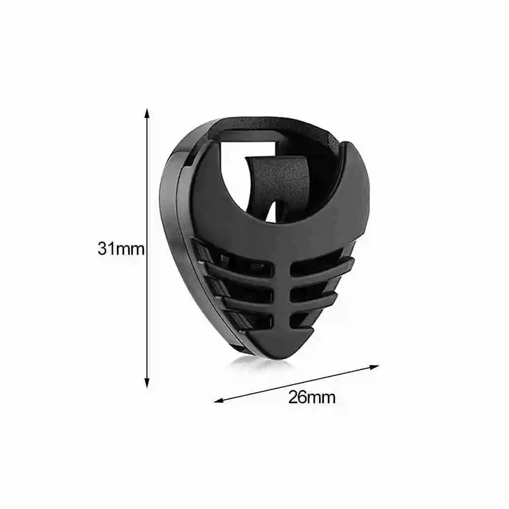 10pcs gitarre picks guitar pick halter set für akustische gitarre elektrische gitarre bass ukulele stick auf halter picks zufällige farbe fr