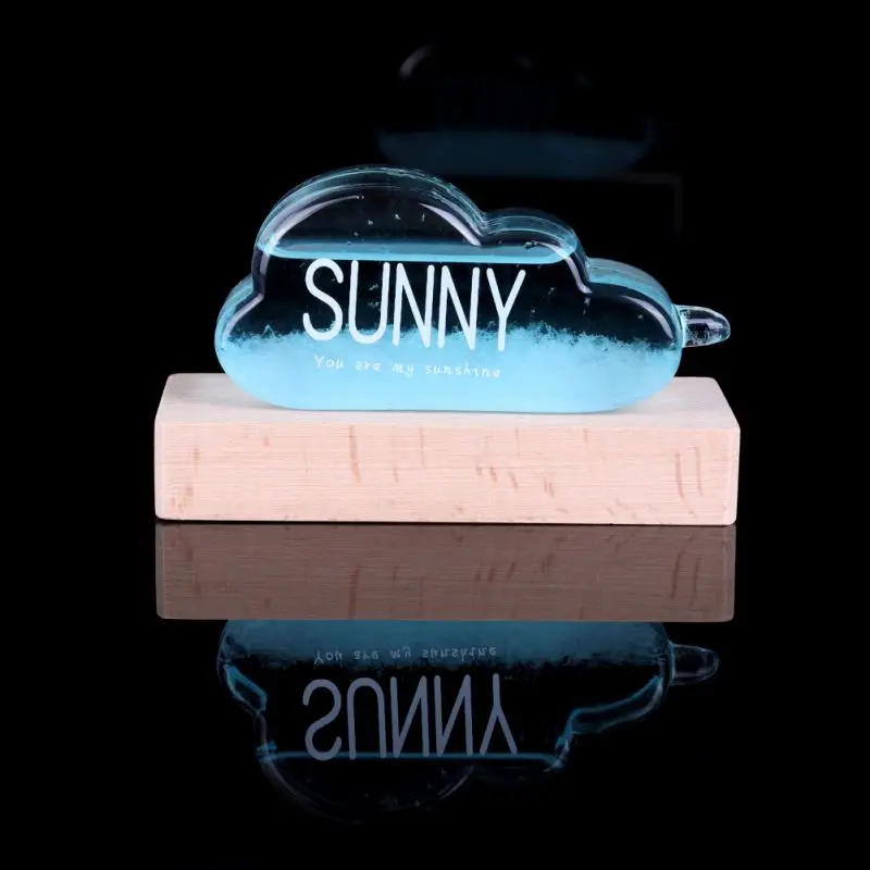 

Хрустальная прозрачная стеклянная бутылка, барометр, бутылки с прогнозом погоды, стильная настольная метеостанция с каплями воды, Декор