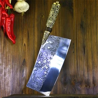 kitchen knife hand forged old slicer kitchen chef special knife archaized antique high end retro longquan ghost hand made knife