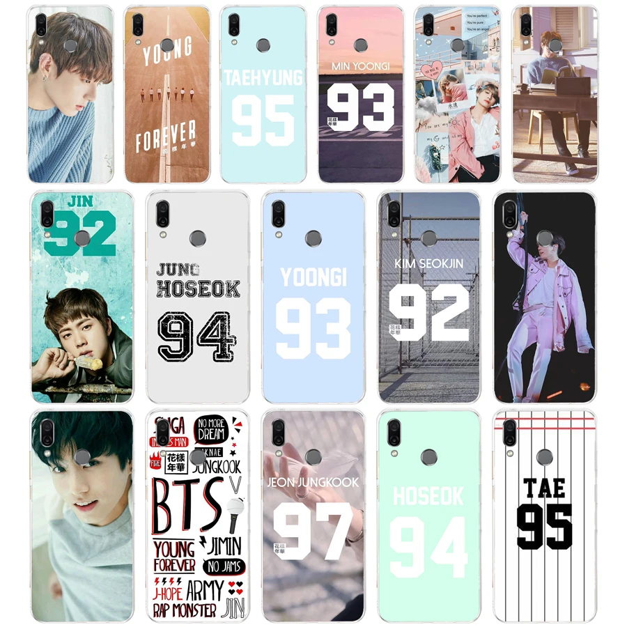 051FG TS Джерси Jungkook jhope jimin T подарок Мягкий Силиконовый ТПУ чехол для телефона huawei