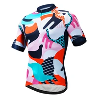 fualrny short sleeve cycling jersey mans mtb bike clothing breathable road racing bicycle clothes sportswear ropa ciclismo