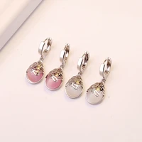 fine jewelry fashion geometry water drop long earrings with opal elegant charm s92 5 jewelry for women party wedding ear drop