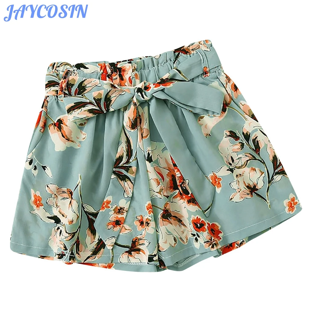 JAYCOSIN спортивная женская одежда шорты с цветочным принтом богемные эластичные
