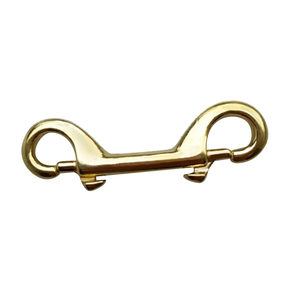 

Deluxe Brass Scuba Diving Free Diving Double Ended Bolt Snap Clip Hook Gear