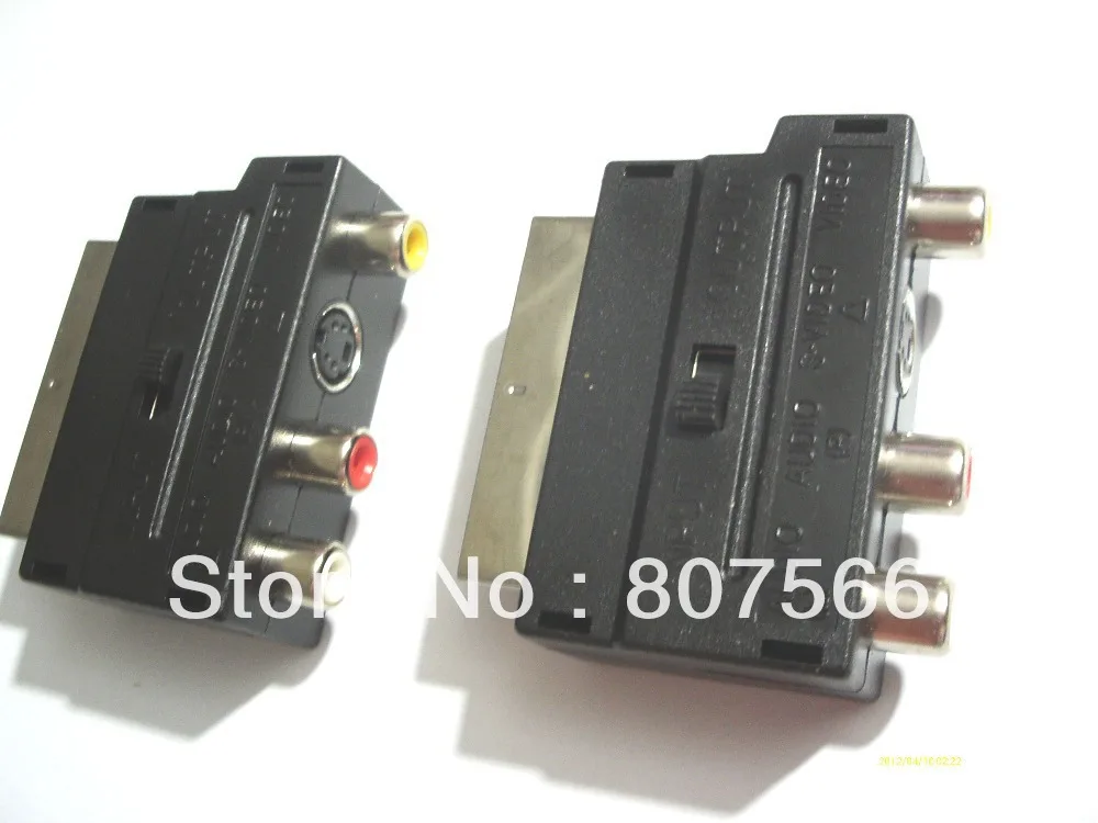 10 шт. адаптер 3 x RCA S-Video svideo CC tv phono Новый | Разъемы