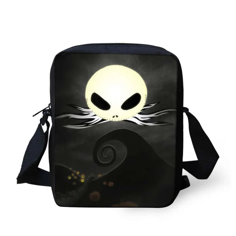 FORUDESIGNS/сумка-мессенджер с принтом Jack Skellington, Кошмар перед Рождеством, сумки через плечо, женская сумка, сумки на плечо, набор - Цвет: QE089E