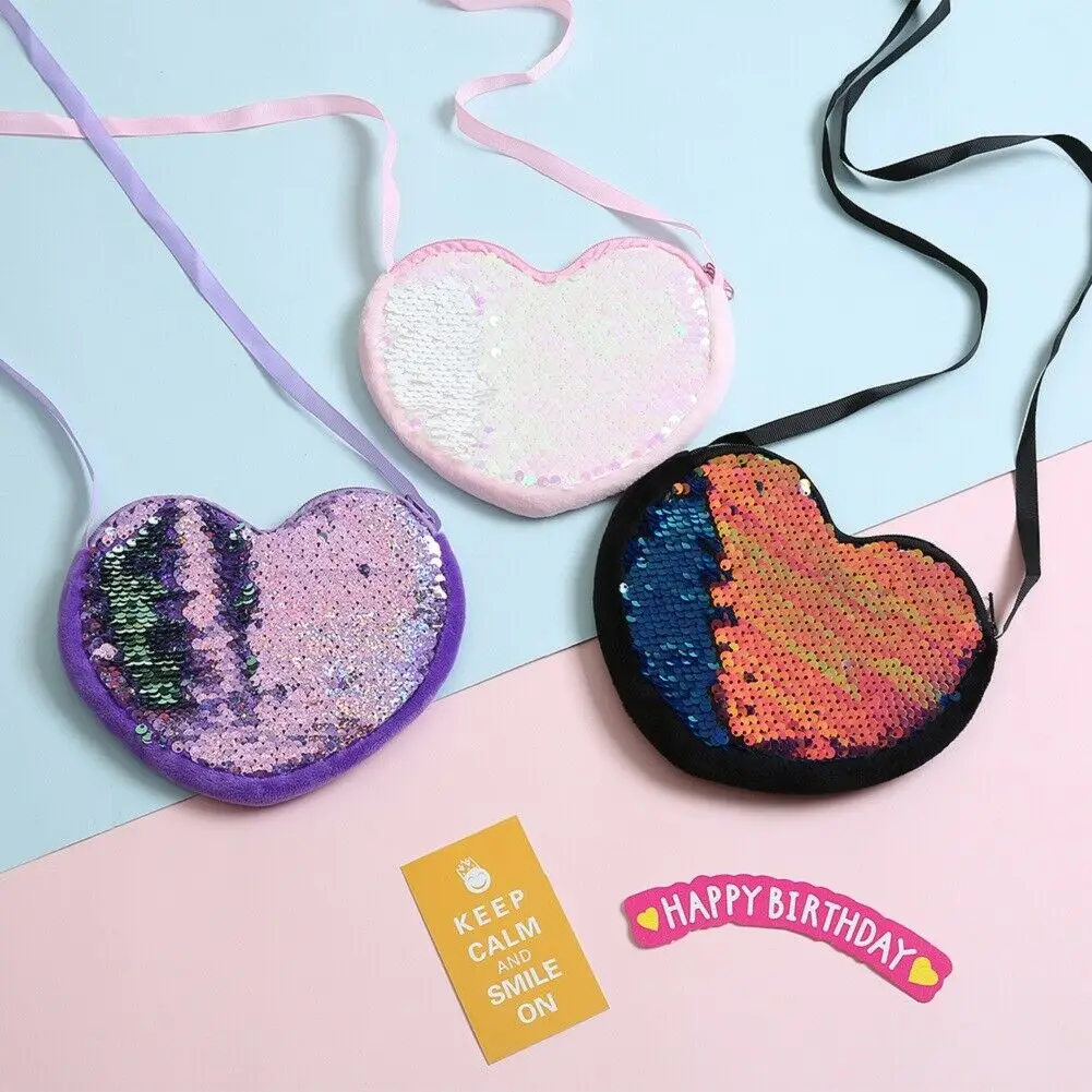 Новинка 2019 кошелек для монет с блестками Детский маленьких девочек сумки