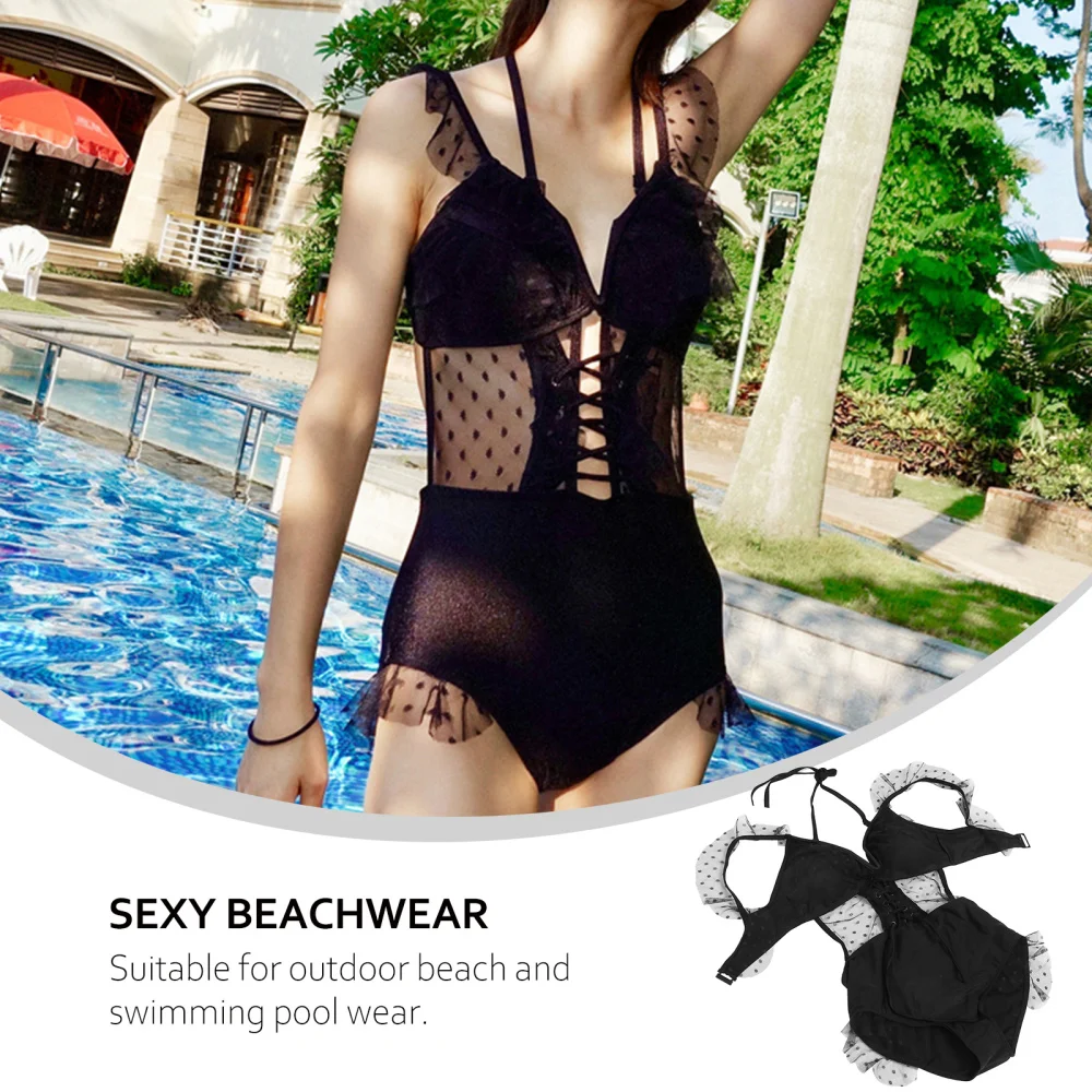 

1pc Sexy Beachwear Swimming Pool Swimsuit Swimwear Swimming Dress