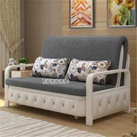 RR-996  Drawing Drill Multifunctional Sofa Foldable Removable Double Bed Home Office Hotel Solid Wood Bed Board Simple Modern