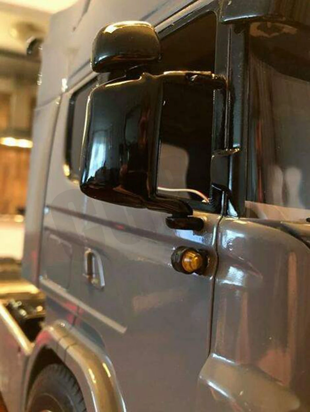 2pcs Door Metal Side LED Light Warning For Tamiya 1/14 RC Truck Car Tipper Scania Actros Lesu MAN 56357 R470 R620 3363 | Игрушки и хобби