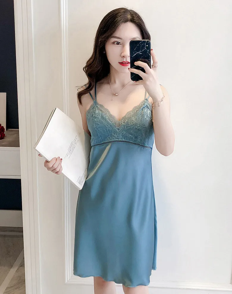 Женское шелковое ночное белье сексуальное нижнее высокого качества новинка