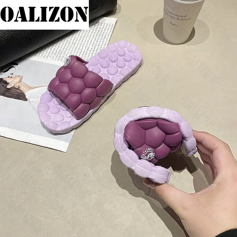 

Sweet Ladies Summer Women Open Toe Flat Casual Slippers Shoes Women Flip Flops Flats Foot Massage Sandals Slippers Slides Shoes