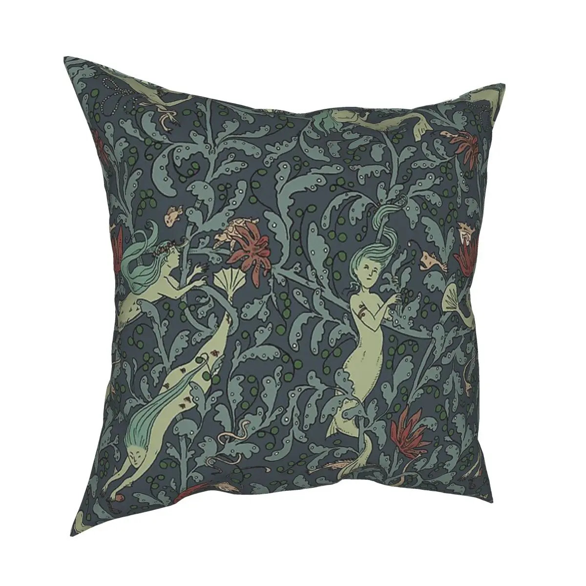 

Deep Diving William Morris Pillow Case Home Decorative Cushions Throw Pillow for Sofa Polyester Double-sided Printing Novelty