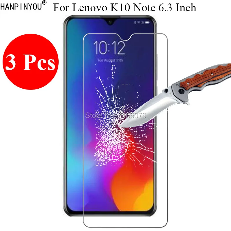 3 шт./лот новинка 9 H 2.5D закаленное стекло защитная пленка для Lenovo K10 Note K10Note 6 &quot+