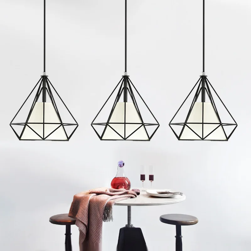 

Современная металлическая люстра домашнее украшение освещение Современная люстра приспособление для столовой бара кофе лампа кухонные пр...