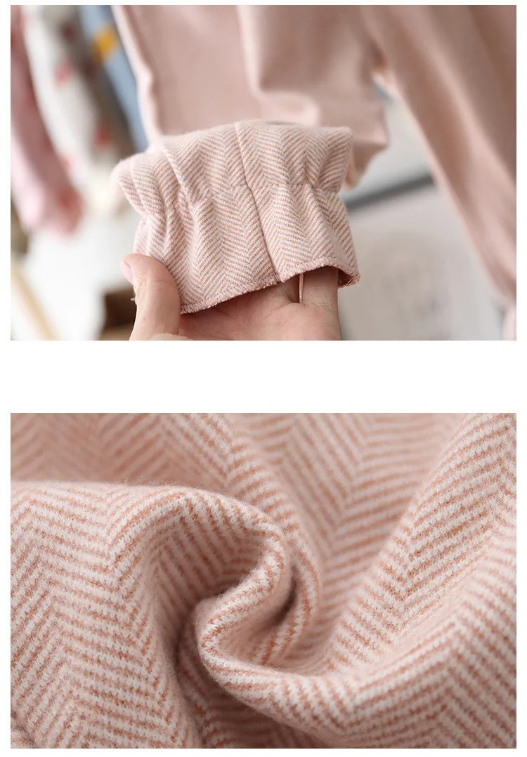 Штаны для маленьких девочек Осенние повседневные детские брюки длинные штаны