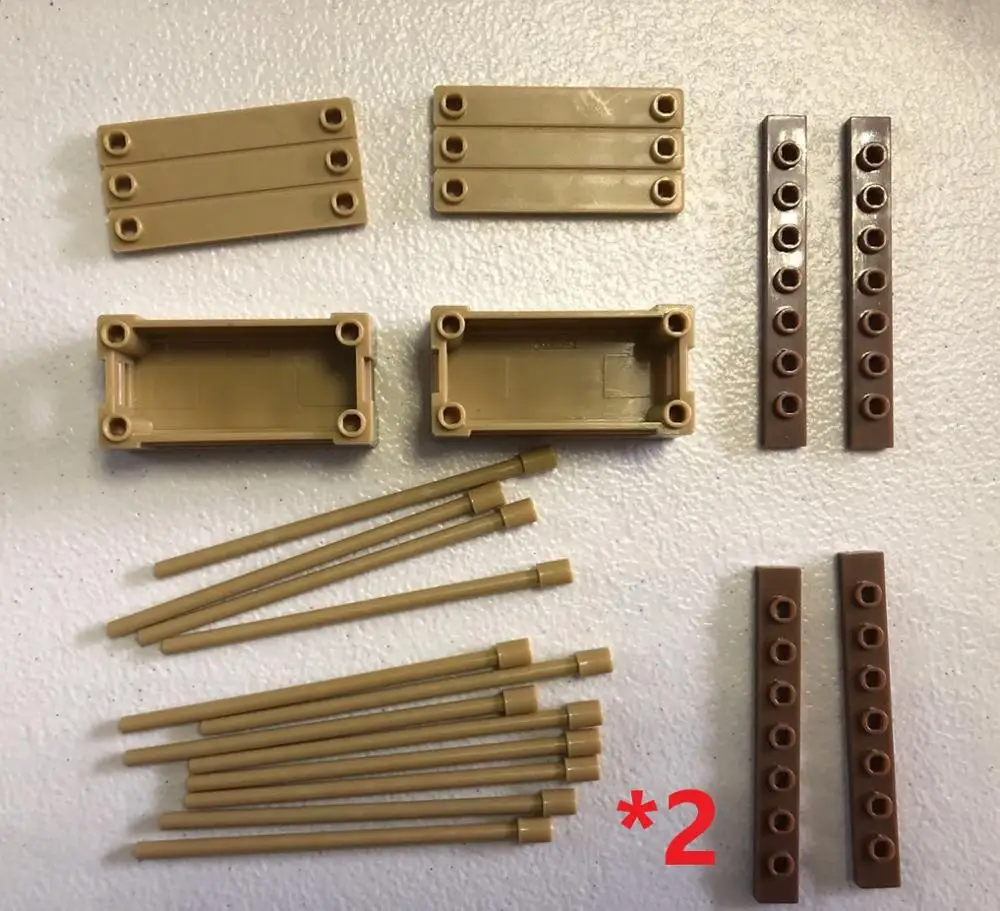 2 шт., Детский конструктор MOC