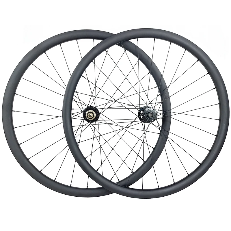 29er MTB XC 36 мм карбоновые бескамерные колеса 30 внутренний клиншер UD 3K 12K Novatec D791 D792